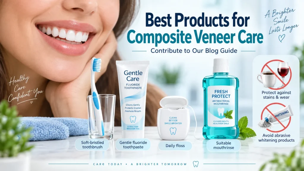 Best Products for Composite Veneer Care Contribute to Our Blog Guide Best Products for Composite Veneer Care Contribute to Our Blog